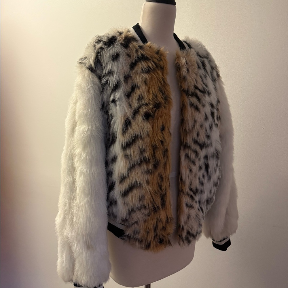 Forever 21 Multicolor Faux Fur Teddy Jacket